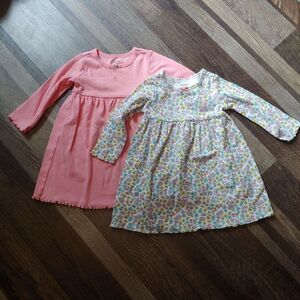 Carter's 12 Month Floral & Pink Dress Bundle